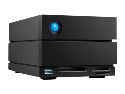 LaCie 2big Dock STLG20000400 - Hard drive array - 20 TB - 2 bays (SATA-600) - HDD 10 TB x 2 - Thunderbolt 4, USB 3.2 Gen 2 (external) - with 5 years Rescue Data Recovery Service Plan