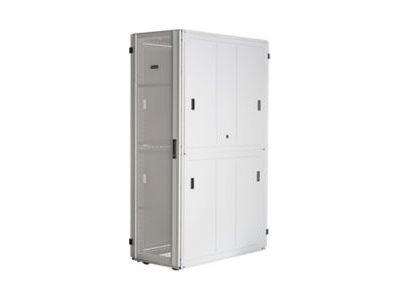 Panduit FlexFusion XGL Series - Rack cabinet - 800 x 1200 mm - white, RAL 9003 - 42U - 19\"