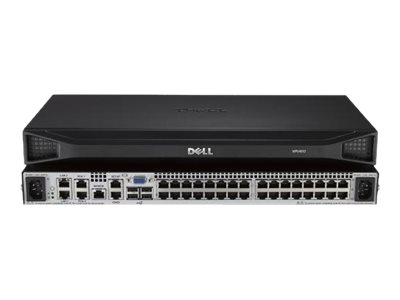 Dell DMPU4032-G01 - KVM switch - 32 x KVM port(s) - 1 local user - 4 IP users - rack-mountable