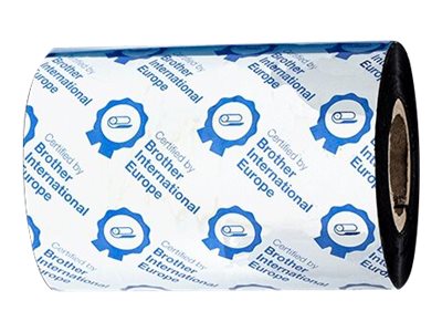 Brother Standard - 80 mm x 300 m - print ribbon (pack of 12) - for Brother TD-4420TN, TD-4520TN, TD-4650TNWB, TD-4650TNWBR, TD-4750TNWB, TD-4750TNWBR