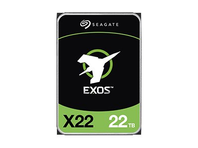 Seagate Exos X22 ST22000NM004E - Hard drive - 22 TB - internal - 3.5\" - SAS 12Gb/s - 7200 rpm