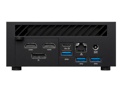 ASUS ExpertCenter PN53 BBR777HD - Barebone - mini PC 1 x Ryzen 7 7735H / up to 4.75 GHz - RAM 0 GB - Radeon 680M - Gigabit Ethernet, 2.5 Gigabit Ethernet, Bluetooth 5.2, IEEE 802.11ax (Wi-Fi 6E) - black