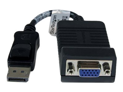 StarTech.com DisplayPort to VGA Adapter - 1920x1200 - Active DP to VGA Video Converter - Plug and Play DP to VGA Connector (DP2VGA) - Display adapter - DisplayPort (M) to HD-15 (VGA) (F) - 25 cm - latched - for P/N: DK30C2DAGPD, MST14DP123DP, TB32DP14, TB32DP2T, TB3DK2DPM2, TB3DOCK2DPPD, TB3DOCK2DPPU
