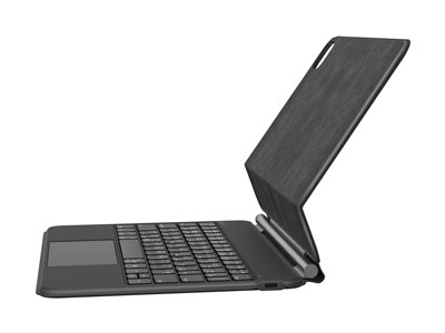 Belkin Connect Pro - Keyboard and folio case (protective case) - with magnetic stand - with trackpad - backlit - wireless - Bluetooth - for Apple 11-inch iPad Pro (M4)