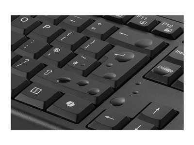 Kensington KM270 EQ - Keyboard and mouse set - rechargeable - full size - wireless - 2.4 GHz, Bluetooth - AZERTY - French