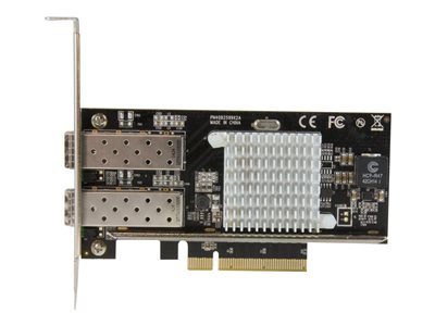StarTech.com 10G Network Card - 2x 10G Open SFP+ Multimode LC Fiber Connector - Intel 82599 Chip - Gigabit Ethernet Card (PEX20000SFPI) - Network adapter - PCIe 2.0 x8 low profile - 10GbE - 10GBase-LR, 10GBase-SR, 10GBase-LRM - black - for P/N: BNDTB10GI, BNDTB210GSFP, BNDTB310GNDP, BNDTB410GSFP, BNDTB4M2E1, BNDTBUSB3142