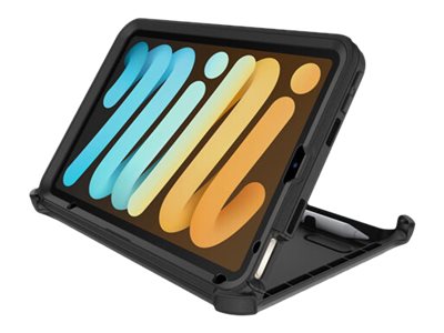 OtterBox Defender Series - Protective case for tablet - polycarbonate, synthetic rubber - black - for Apple iPad mini (6th generation)
