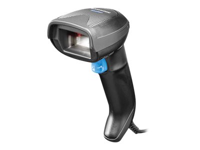 Handheld Barcode Scanner Kit - Scanner / Permanent Base Station / USB Cable - Cable - Black - 1D 2D - Imager