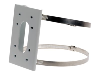 AXIS T94Y01G - Camera mounting kit - pole mountable - indoor, outdoor - white, NCS S 1002-B (pack of 6) - for AXIS T94X01A