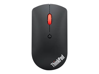 Lenovo ThinkPad Silent - Mouse - right and left-handed - blue optical - 3 buttons - wireless - Bluetooth 5.0 - black - retail