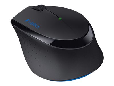 Logitech Wireless Combo MK345 - Keyboard and mouse set - wireless - 2.4 GHz - French - black, blue