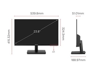 LED monitor VA240-H-2 24IN Full HD 250 n