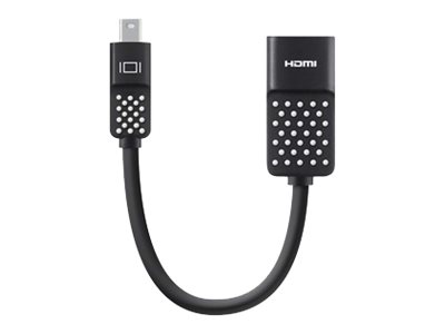 Belkin Mini DisplayPort to HDMI Adapter, 4k - Adapter - Mini DisplayPort male to HDMI female - 12.7 cm - 4K support