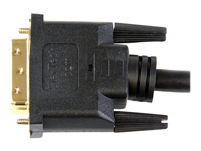 StarTech.com 6ft (1.8m) HDMI to DVI Cable, DVI-D to HDMI Display Cable (1920x1200p), Black, 19 Pin HDMI Male to DVI-D Male Cable Adapter, Digital Monitor Cable, M/M, Single Link - DVI to HDMI Cord (HDMIDVIMM6) - Adapter cable - HDMI male to DVI-D male - 1.83 m - black - for P/N: DK31C3HDPD, DK31C3HDPDUE, MDP2HDEC, ST121HD20FXA, VID2HDCON2, VS424HD4K60