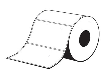 PP Matte Label Prem Die-cut Roll 76x51mm