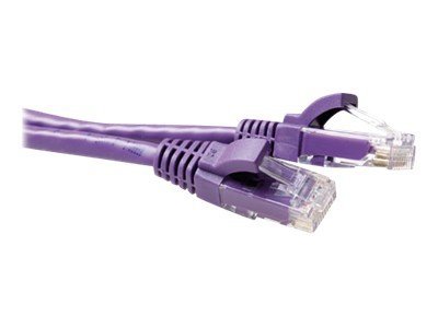 ACT - Patch cable - RJ-45 (M) - RJ-45 (M) - 50 cm - UTP - CAT 6a - snagless - purple, RAL 4005