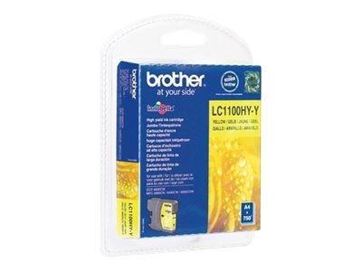Brother LC1100HYYBP - High capacity - yellow - original - blister - ink cartridge - for Brother DCP-6690CW