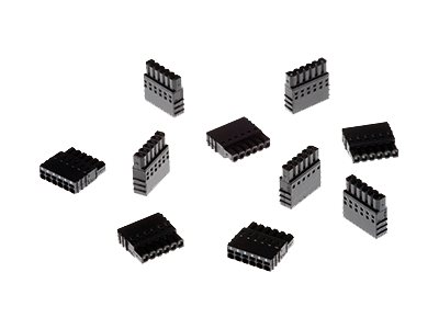 AXIS Connector A 6-pin 2.5 Straight - Camera connector (pack of 10) - for AXIS P1385-E, Q1656-BE, Q1656-BLE