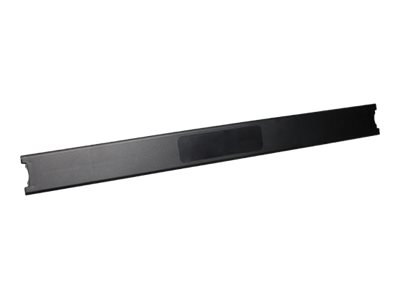 BLINDPANEEL PLASTIC 1HE ZWART. 1 stk