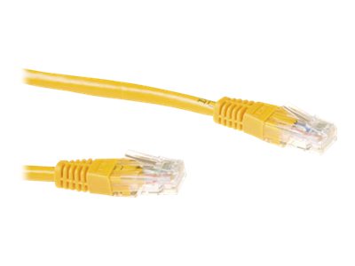 ACT - Patch cable - RJ-45 (M) - RJ-45 (M) - 20 m - UTP - CAT 6a - yellow, RAL 1023