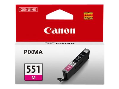 Canon CLI-551M - 7 ml - magenta - original - ink tank - for PIXMA iP8750, iX6850, MG5550, MG5650, MG5655, MG6450, MG6650, MG7150, MG7550, MX725, MX925