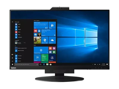 Lenovo ThinkCentre Tiny-in-One 27 - LED monitor - 27\" - 2560 x 1440 @ 60 Hz - 350 cd/m² - 1000:1 - 4 ms - HDMI, DisplayPort - speakers - black - for ThinkCentre neo 70t 11YU