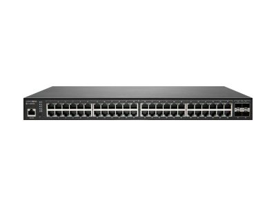 SonicWall Switch SWS14-48FPOE - Switch - Managed - 48 x 10/100/1000 (PoE+) + 4 x 10 Gigabit SFP+ - rack-mountable - PoE+ (740 W)