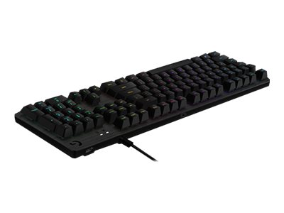 Logitech Gaming G512 - Keyboard - backlit - USB - US International - key switch: GX Brown Tactile - carbon