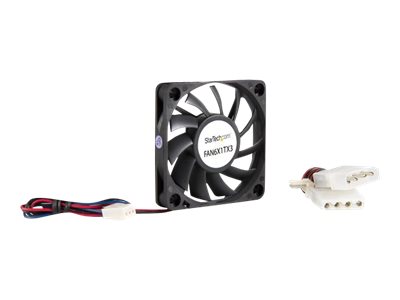 StarTech.com 60x10mm Replacement Ball Bearing Computer Case Fan w/ TX3 Connector - 3 pin case Fan - TX3 Fan - 60mm Fan (FAN6X1TX3) - System fan kit - 60 mm