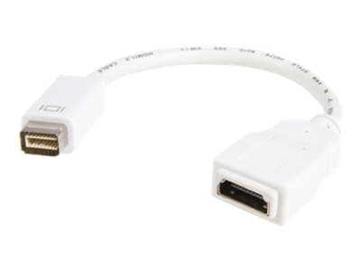 StarTech.com Mini DVI to HDMI Video Adapter for Macbooks and iMacs- M/F - MacBook Mini DVI Adapter - Mini DVI to HDMI Cable (MDVIHDMIMF) - Adapter - mini-DVI male to HDMI female - 20 cm - white - for P/N: HDMIROTMM6