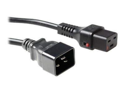 POWERCORD C20 - C19 LOCK 1.00M. 1 stk