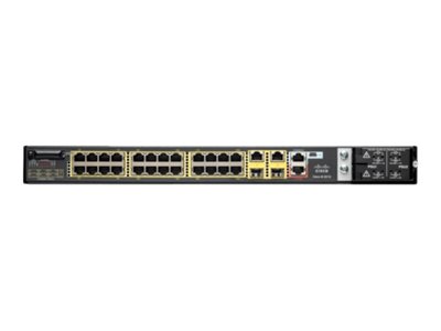 Cisco Industrial Ethernet 3010 Series - Switch - Managed - 24 x 10/100 + 2 x combo Gigabit SFP - rack-mountable - refurbished