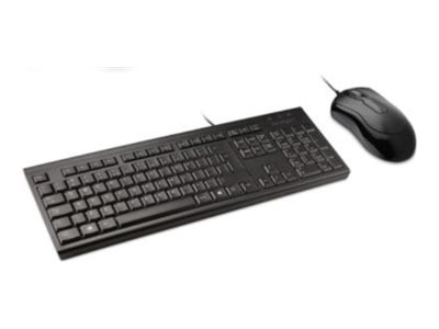 Kensington KM100 EQ - Keyboard and mouse set - USB - QWERTZ - Swiss