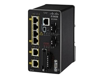 Cisco Industrial Ethernet 2000 Series - Switch - Managed - 4 x 10/100 + 2 x Gigabit SFP - DIN rail mountable - refurbished