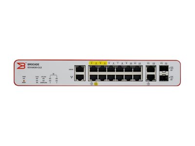 Ruckus ICX 6430-C12 - Switch - Managed - 14 x 10/100/1000 - desktop - PoE+ (68 W)