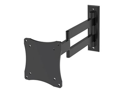 Neomounts FPMA-W830 - Bracket - full-motion - for LCD display - black - screen size: 10\"-27\" - wall-mountable