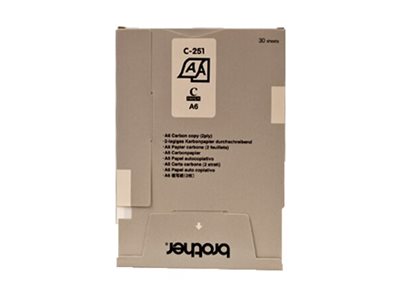 Brother - A6 (105 x 148 mm) 30 sheet(s) carbon paper (pack of 2) - for m-PRINT MW-260A, MW-260W