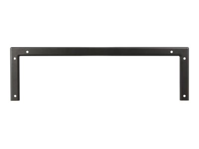 StarTech.com 4U Wall Mount Patch Panel Bracket - 19 inch Steel Vertical Mounting Bracket for Network and Data Equipment (RK419WALLV) - Mounting bracket - wall mountable - black - 4U - 19\"