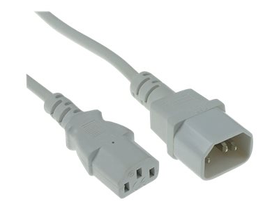 POWERCORD 13-C14 WH 1.80M. 1 stk