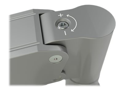Chief Koncis Single Arm Desk Mount - For Displays 10-32\" - Silver - Mounting kit (arm assembly, arm desk clamp base) - for LCD display - silver - screen size: up to 32\" - clamp mountable, grommet, desk-mountable