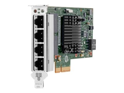 HPE 366T - Network adapter - PCIe 2.1 x4 low profile - Gigabit Ethernet x 4 - for Edgeline e920, ProLiant DL360 Gen10