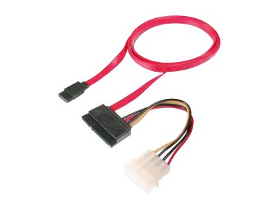SATA ADAPTER CABLE F/F 0.5M STRAIGHT SATA II/III