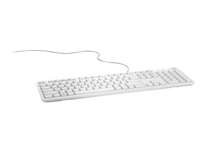 Dell KB216 - Keyboard - USB - QWERTY - US International - white - for Latitude 34XX, 35XX, 5320, 5520, OptiPlex 7770, Precision 3440, Vostro 3681, 3888, 39XX