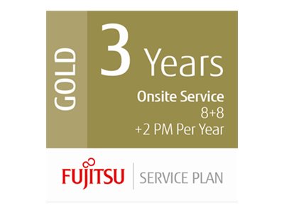 Ricoh Scanner Service Program 3 Year Gold Service Plan for Fujitsu Low-Volume Production Scanners - Extended service agreement (extension) - parts and labour - 3 years - on-site - 8x5 - response time: 8 h - repair time: 8 hours - for fi-7600, 7700, 7