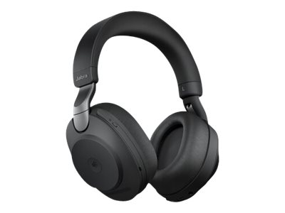 Jabra Evolve2 85 MS Stereo - Headset - full size - Bluetooth - wireless, wired - active noise cancelling - 3.5 mm jack - noise isolating - black - Certified for Microsoft Teams