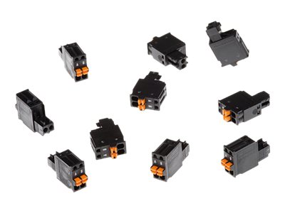 AXIS Connector A 2-pin 2.5 Straight - Camera connector (pack of 10) - for AXIS P1385-E, Q1656-BE, Q1656-BLE