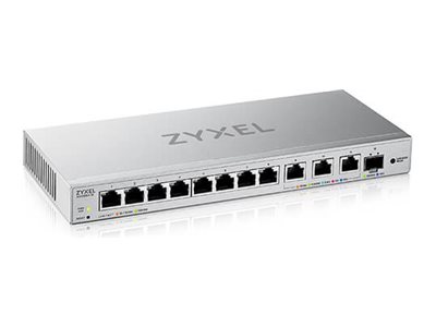 Zyxel XGS1250-12 - Switch - Managed - 8 x 10/100/1000 + 3 x 1/2.5/5/10GBase-T + 1 x 1 Gigabit / 10 Gigabit SFP+ - desktop