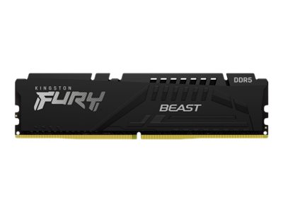 Kingston FURY Beast - DDR5 - kit - 64 GB: 2 x 32 GB - DIMM 288-pin - 6000 MHz / PC5-48000 - CL40 - 1.35 V - unbuffered - on-die ECC - black