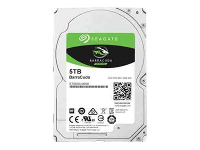 Seagate Guardian BarraCuda ST5000LM000 - Hard drive - 5 TB - internal - 2.5\" - SATA 6Gb/s - 5400 rpm - buffer: 128 MB
