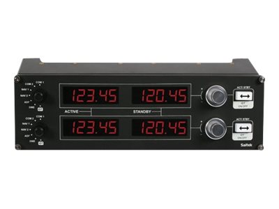 Logitech Flight Radio Panel - Flight simulator instrument panel - wired - for PC